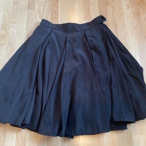 American Apparel: black layered circle skirt
